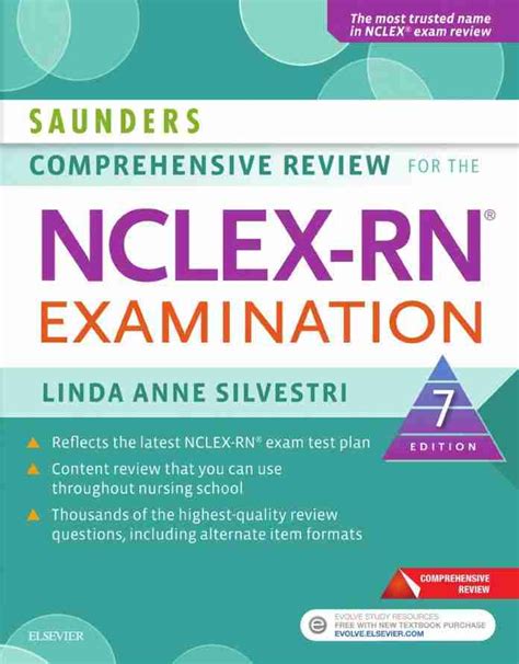 Often called the 'the best NCLEX(R) exam review book ever, ' Saunders Comprehensive Review for the NCLEX-RN(R) Examination, 7th Edition provides everything you need to. . Saunders nclex